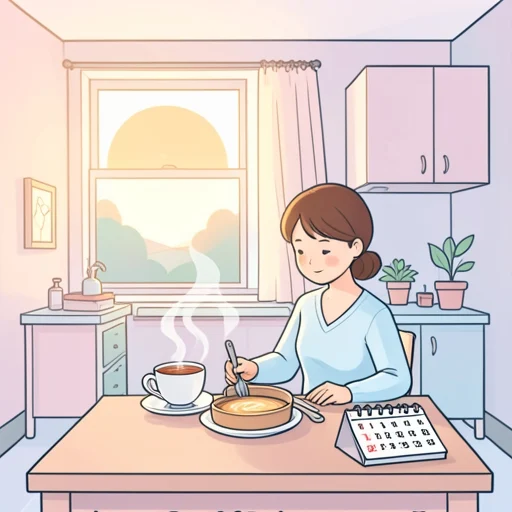 毎朝 - Illustrated Dictionary