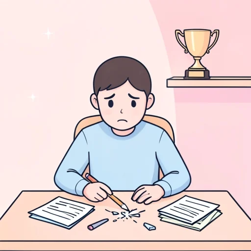 負ける - 그림 사전