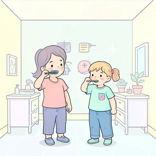 真似 - イラスト辞典