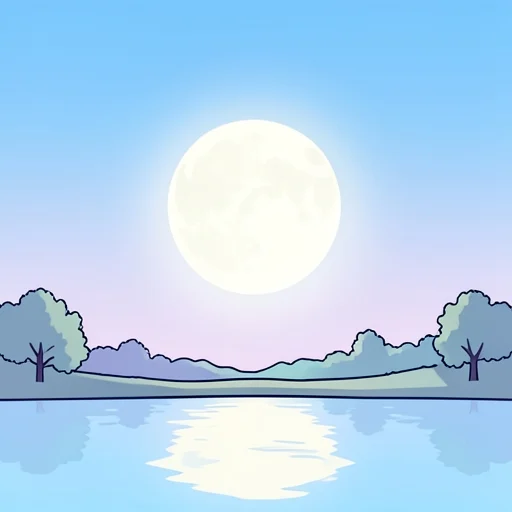 満月 - イラスト辞典