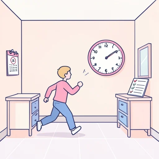 間に合う - 그림 사전