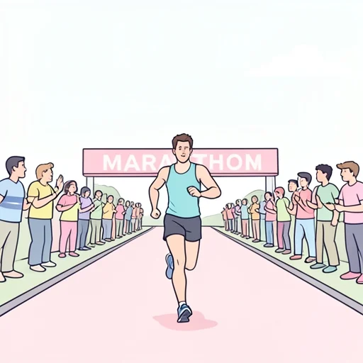 マラソン - Diccionario ilustrado