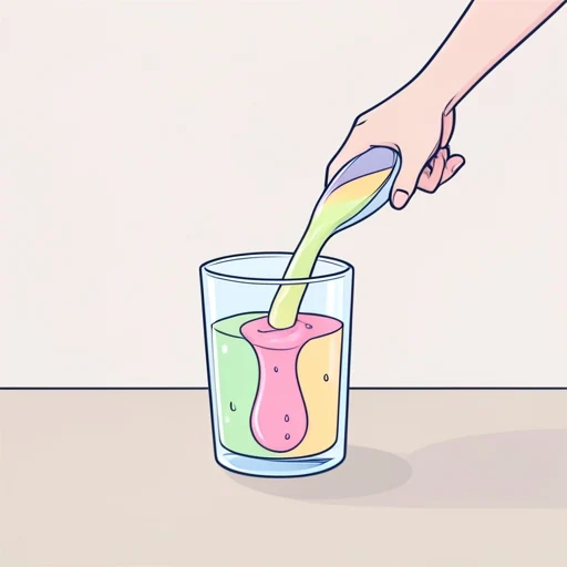 混ざる - イラスト辞典