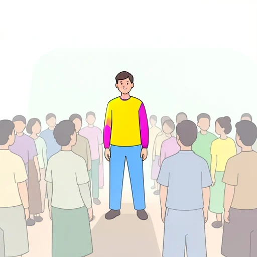 目立つ - Kamus bergambar