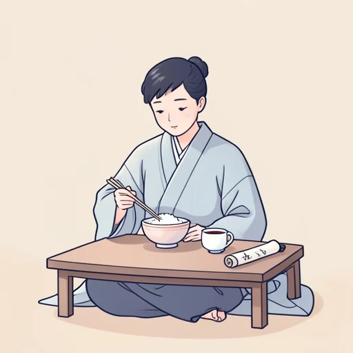 召し上がる - Illustrated Dictionary