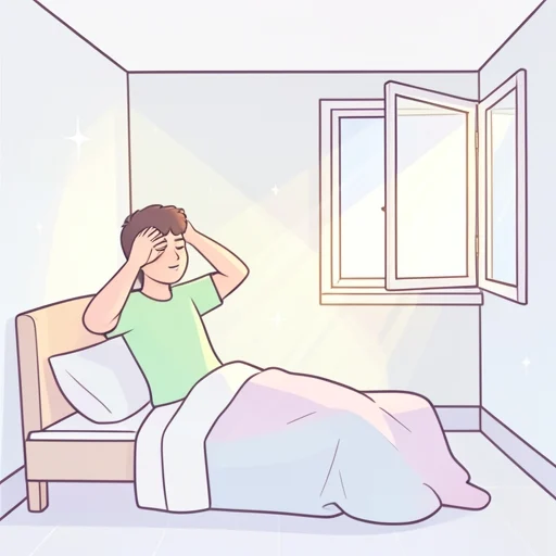 目覚める - Từ điển minh họa
