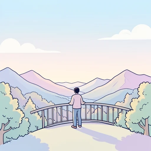 見晴らし - イラスト辞典