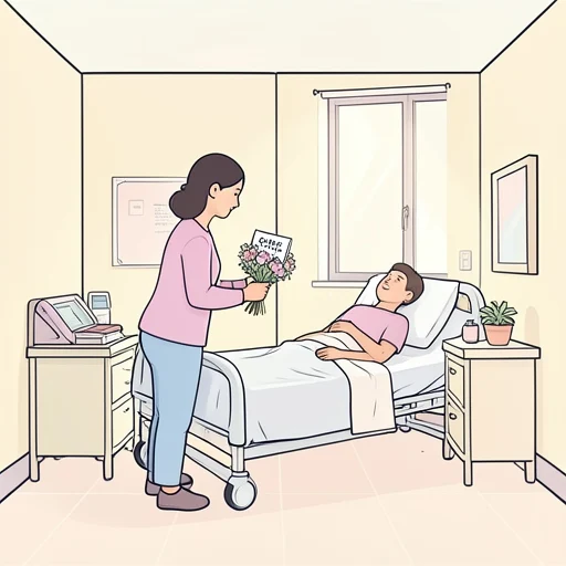 見舞い - Bildwörterbuch