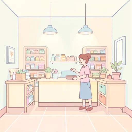 店屋 - 그림 사전