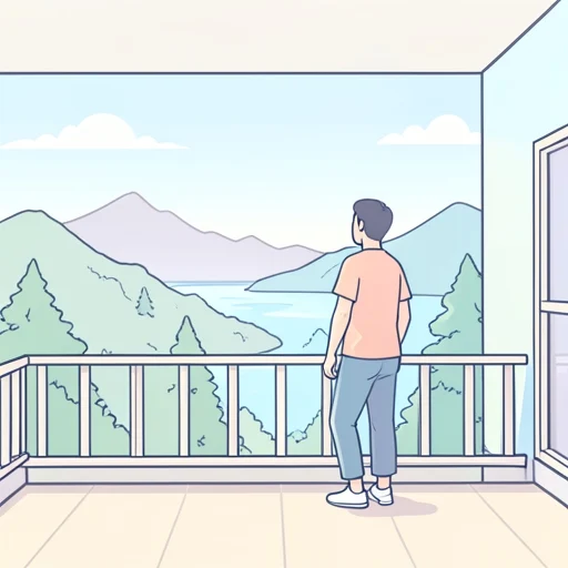 見渡す - Illustrated Dictionary