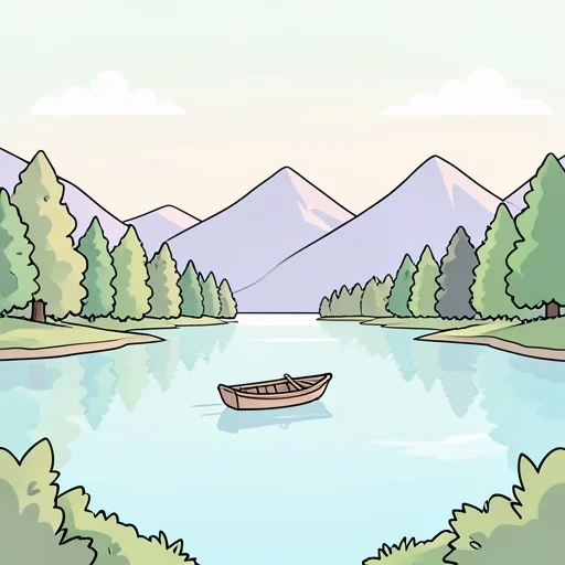 湖 - Diccionario ilustrado