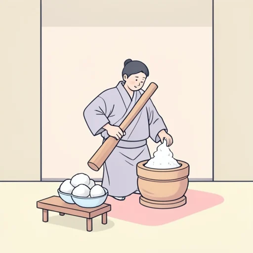 ～もち - Diccionario ilustrado