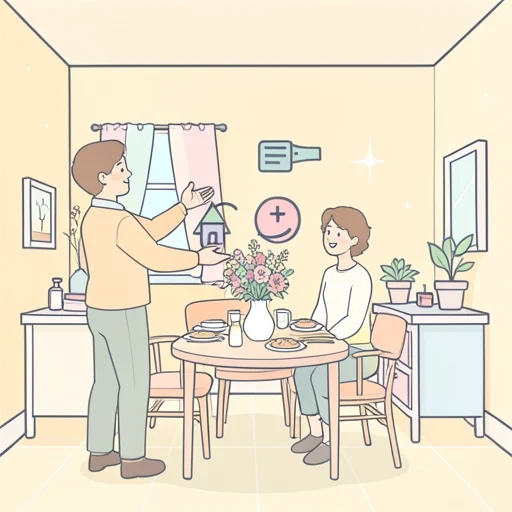 もてなす - Diccionario ilustrado