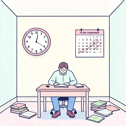長引く - イラスト辞典