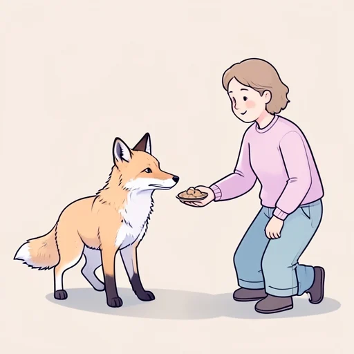 馴れる - イラスト辞典