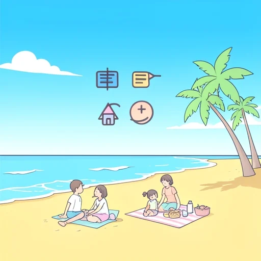 夏 - Dicionário ilustrado
