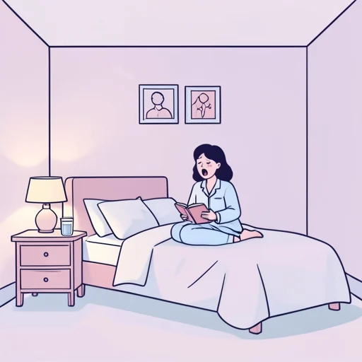 寝る前に - พจนานุกรมภาพ
