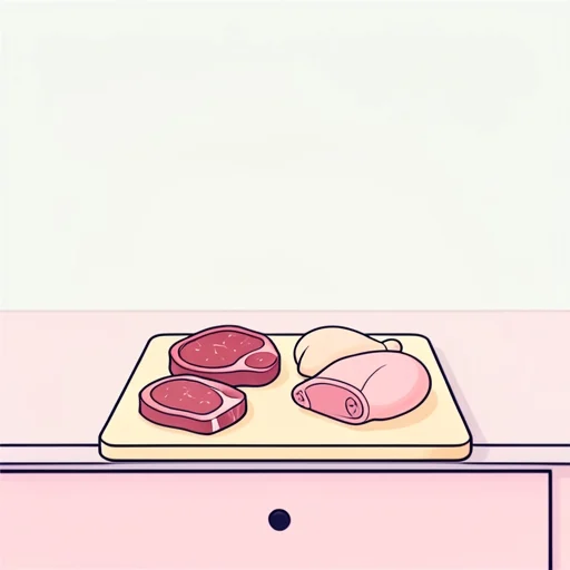 肉 - 그림 사전