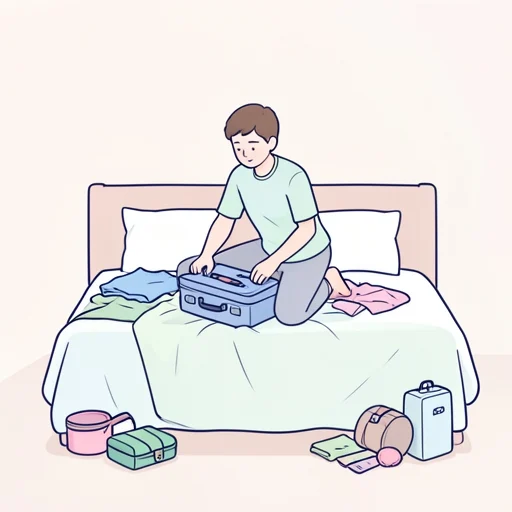 荷造り - Dictionnaire illustré