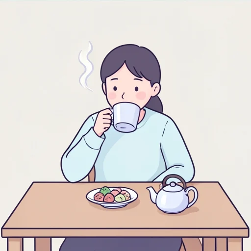 飲む - イラスト辞典