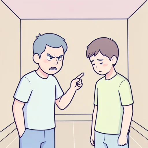 罵る - Diccionario ilustrado