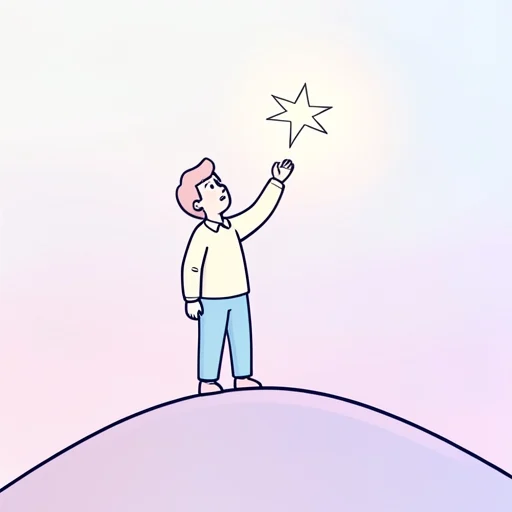 望む - イラスト辞典