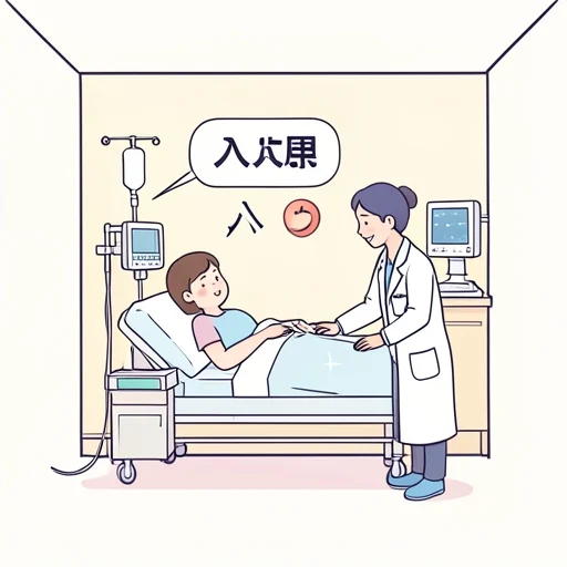 入院 - Illustrated Dictionary