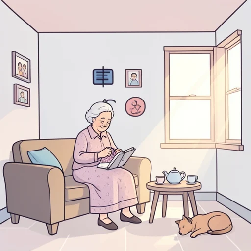 おばあさん - 그림 사전