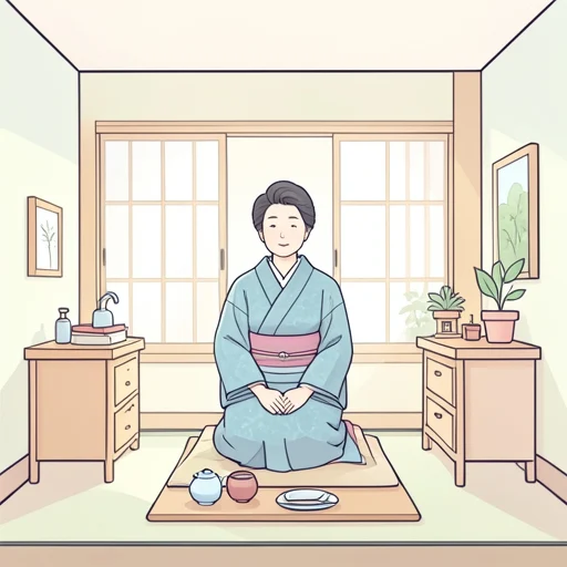 小母さん - イラスト辞典