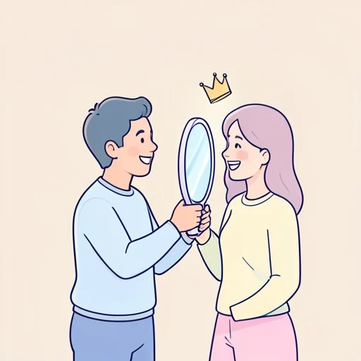 おだてる - Diccionario ilustrado