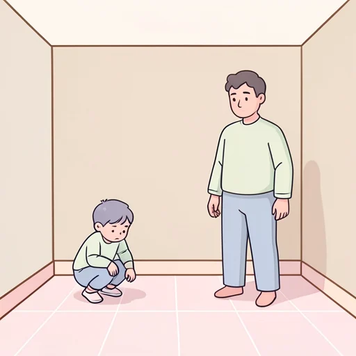 おどおど - Diccionario ilustrado