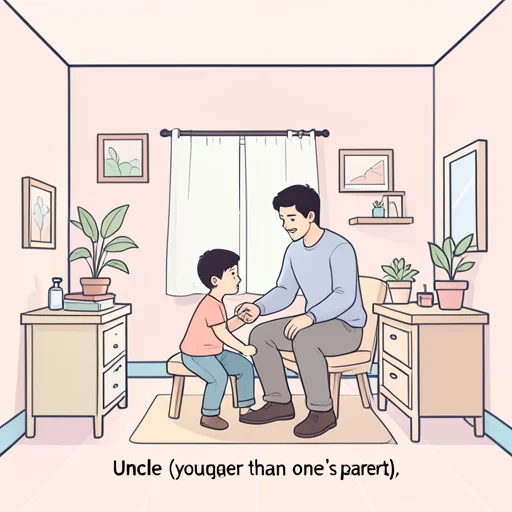 叔父 - Từ điển minh họa