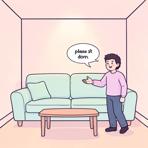 おかけください - Diccionario ilustrado