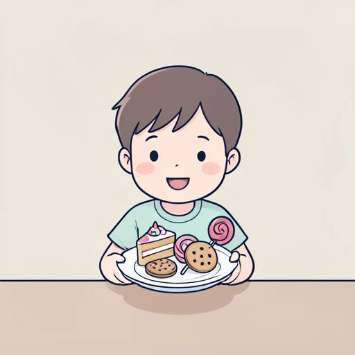 お菓子 - Bildwörterbuch