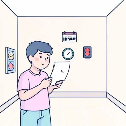 遅らす - 그림 사전