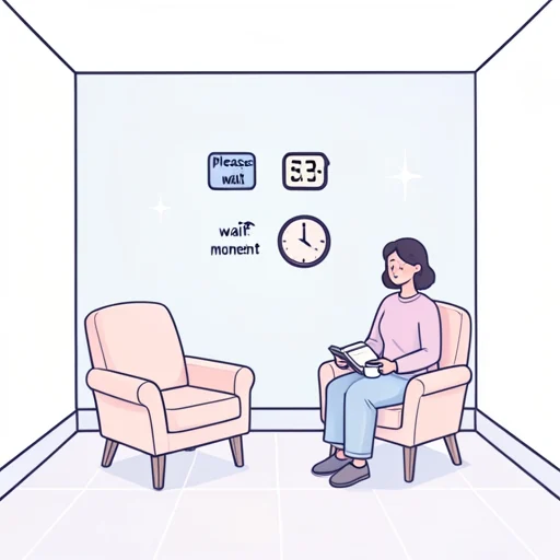 お待ちください - Illustrated Dictionary