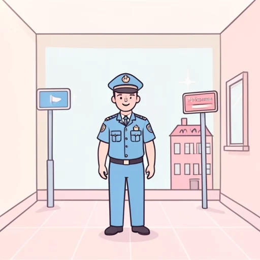おまわりさん - 그림 사전
