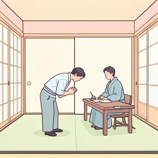 お目に掛かる - พจนานุกรมภาพ