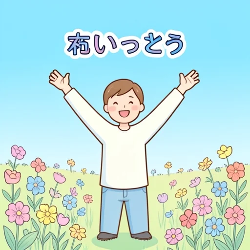 思いっ切り - Illustrated Dictionary