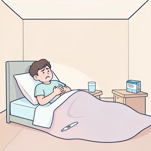 お腹が痛い - Illustrated Dictionary