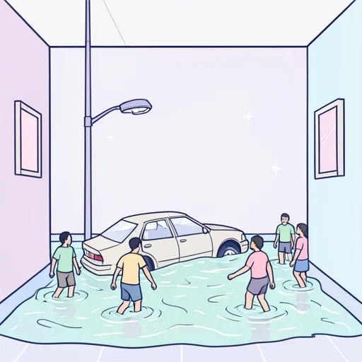 大水 - Illustrated Dictionary
