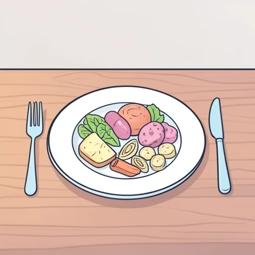 お皿 - Illustrated Dictionary