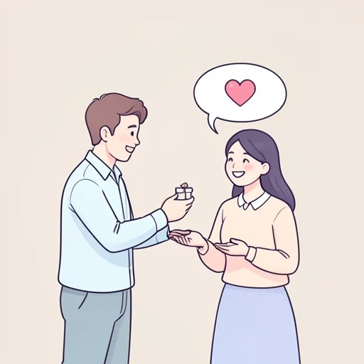 御世辞 - イラスト辞典