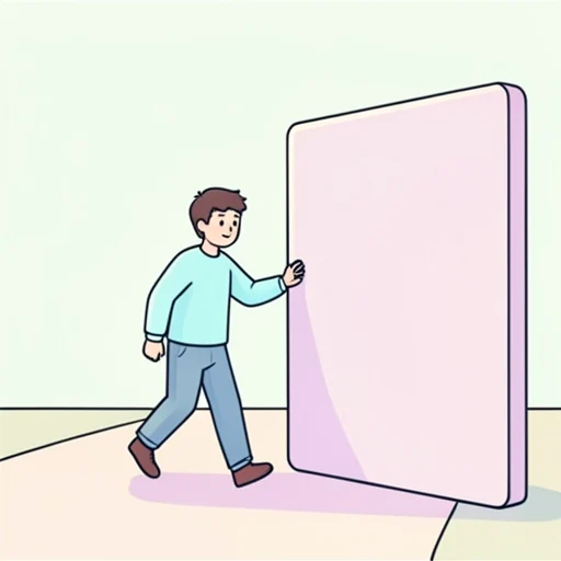 押し切る - イラスト辞典