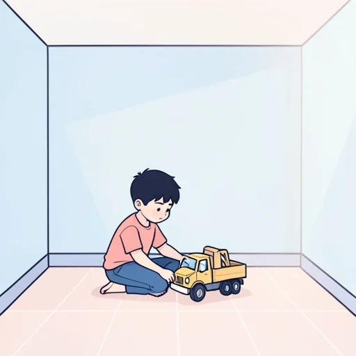 男の子 - 그림 사전