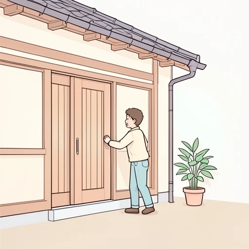 訪れる - イラスト辞典