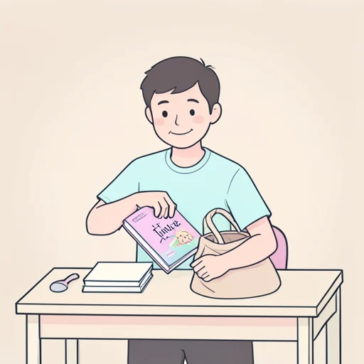 ～おわる - Diccionario ilustrado