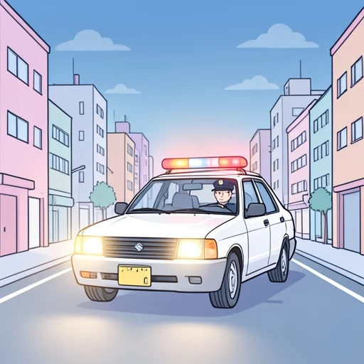 パトカー - Diccionario ilustrado