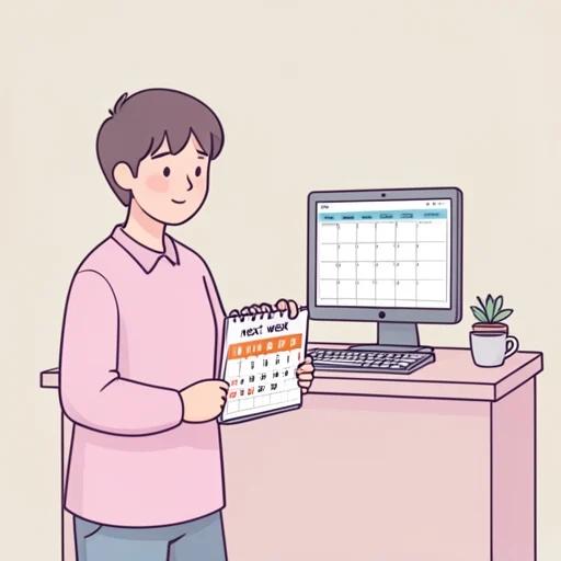 来週 - Illustrated Dictionary