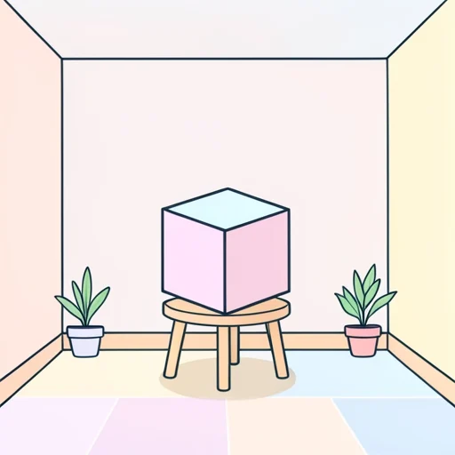 立方 - イラスト辞典